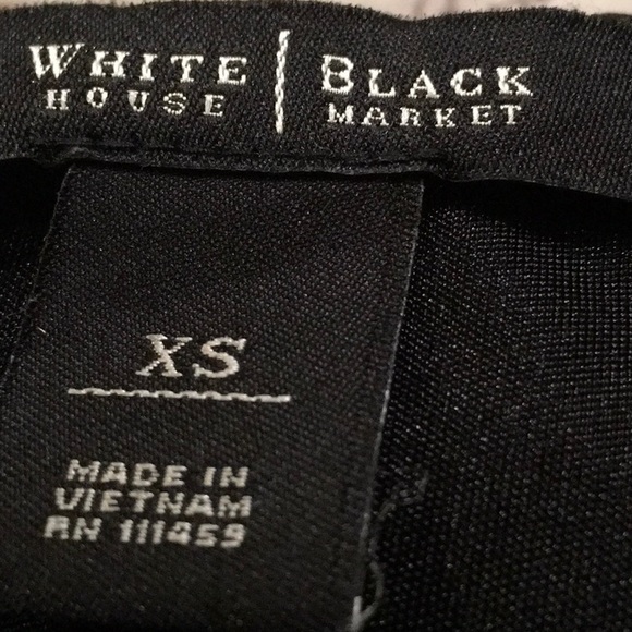 White House Black Market Dress with Flower Print size XS & 3/4 sleeves - Picture 9 of 11